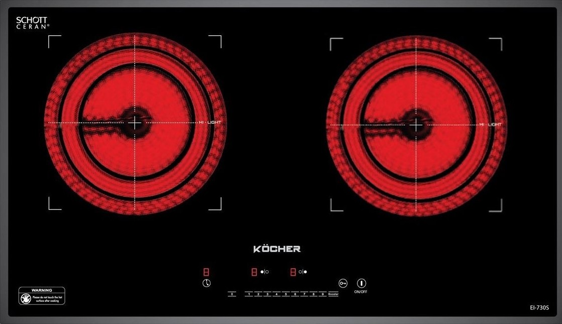 Bếp từ kết hợp hồng ngoại - Kocher