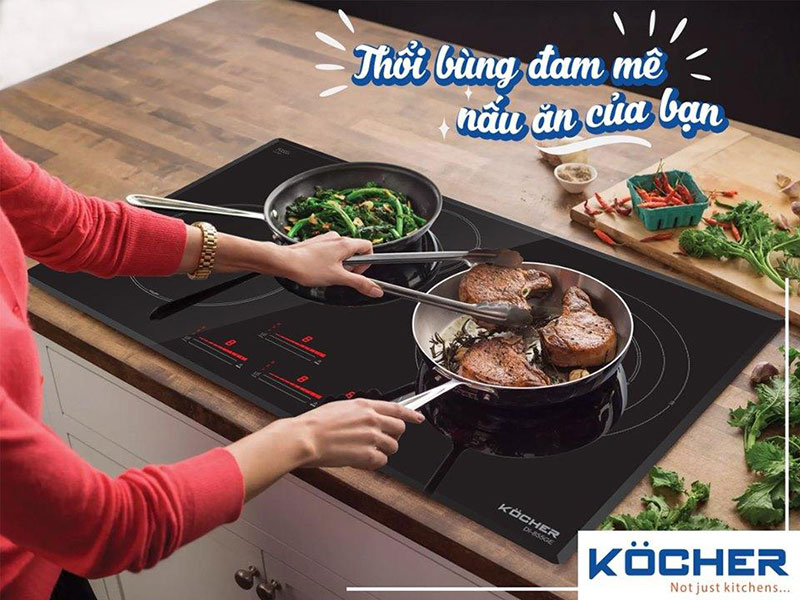Bếp từ đôi Kocher luôn được bán chạy tại các đại lý bếp điện từ