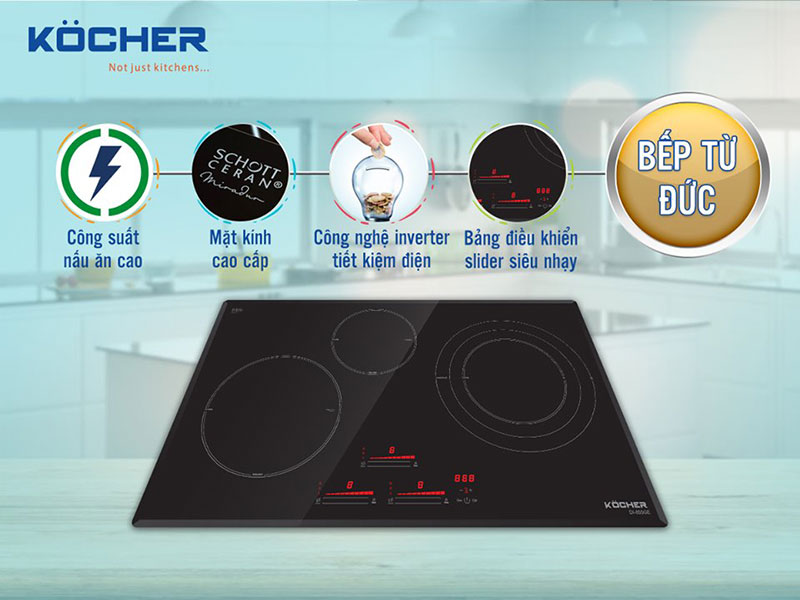 Bếp từ ba Kocher - Sản phẩm Hot dành cho các đại lý bếp từ Bếp từ ba Kocher - Sản phẩm Hot dành cho các đại lý bếp từ