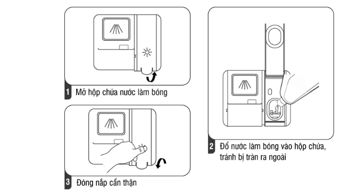 hộp xà phòng máy rửa bát 15 bộ kocher