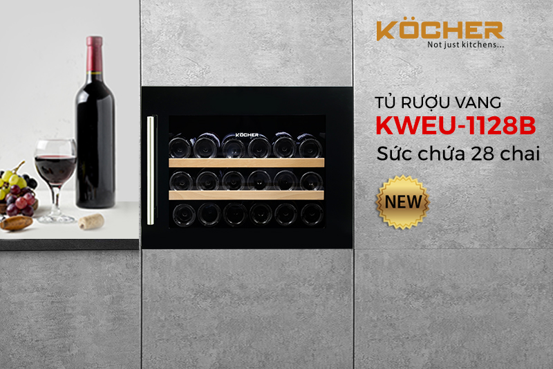 Tủ Rượu Vang Kocher KWEU-1128B 5