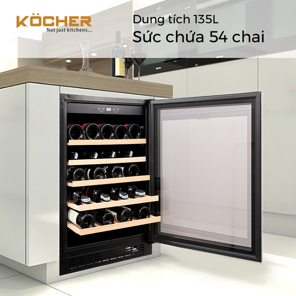 Tủ Rượu Vang Kocher KWEU-1156B 7