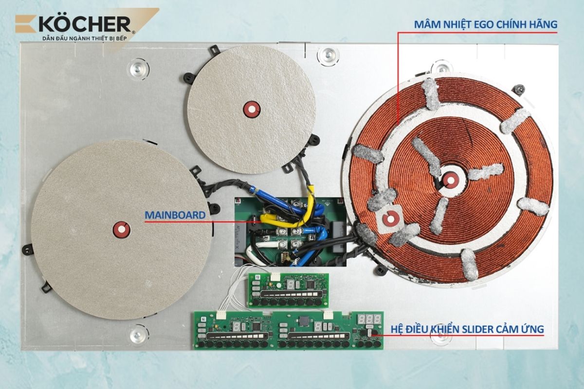 Mâm nhiệt bếp từ