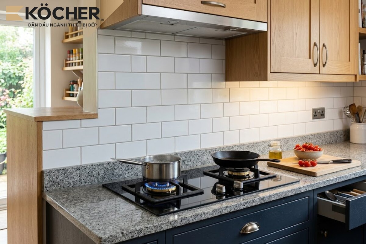 Bếp ga tương thích với hầu hết các loại chất liệu nồi chảo.
