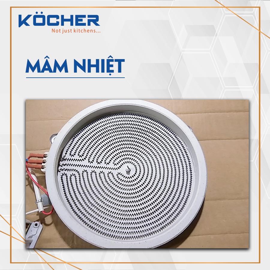 5-mam-nhiet Cấu tạo và nguyên lý hoạt động của bếp hồng ngoại - 4