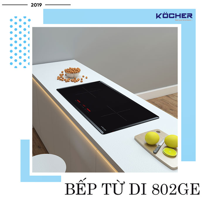 Bếp từ DI 802GE - bếp từ đôi tốt nhất của Kocher Bếp từ DI 802GE - bếp từ đôi tốt nhất của Kocher
