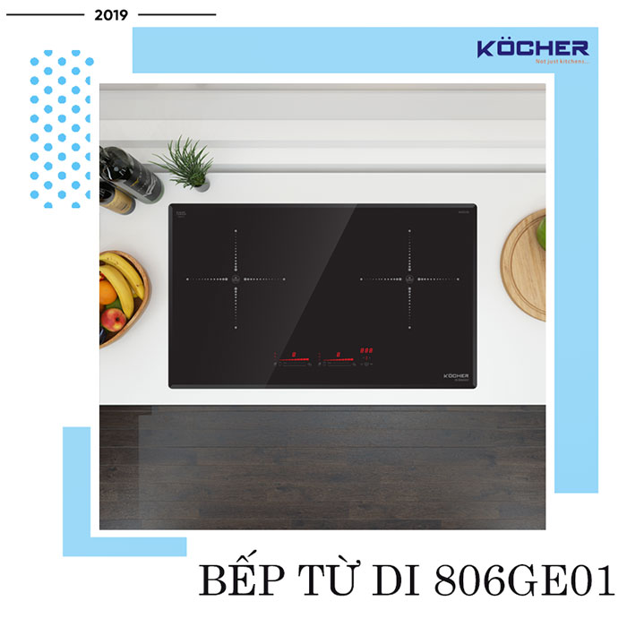 Bếp từ DI 806GE01 - bếp từ đôi tốt nhất của Kocher Bếp từ DI 806GE01 - bếp từ đôi tốt nhất của Kocher