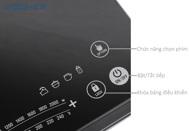 Cách sử dụng bếp từ Lock and Lock - 1 Cách sử dụng bếp từ Lock and Lock - 1