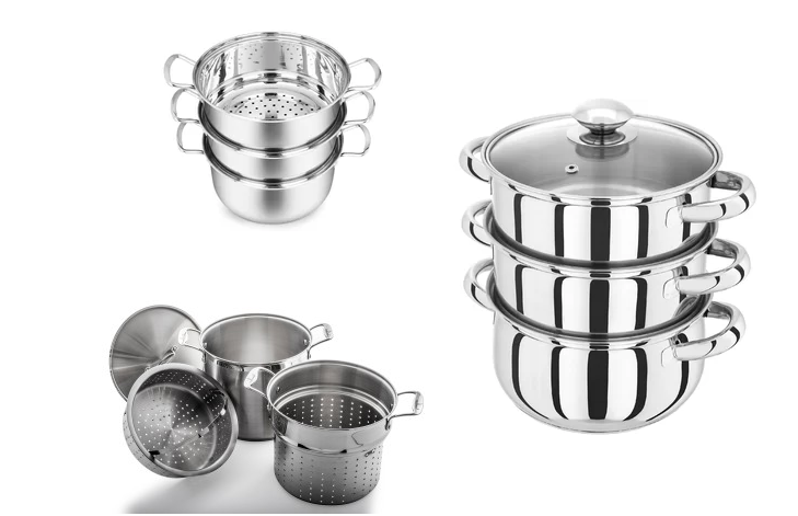 Lựa chọn chất liệu nồi hấp bếp từ