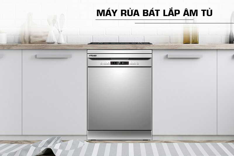 Kích thước máy rửa bát âm tủ