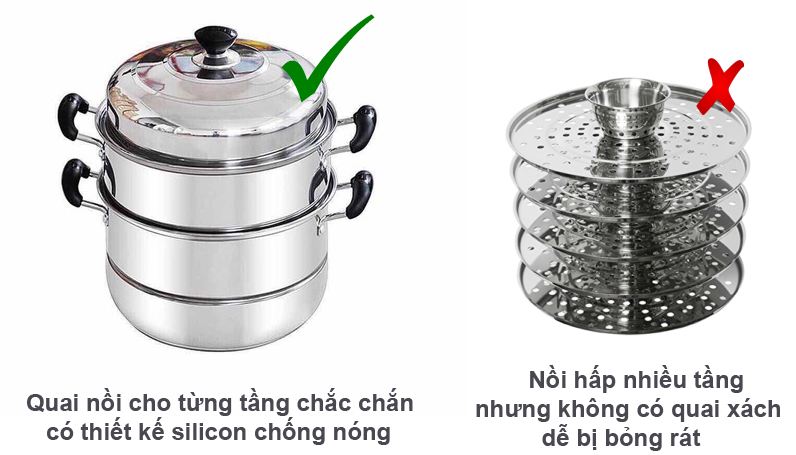 nồi hấp bếp từ