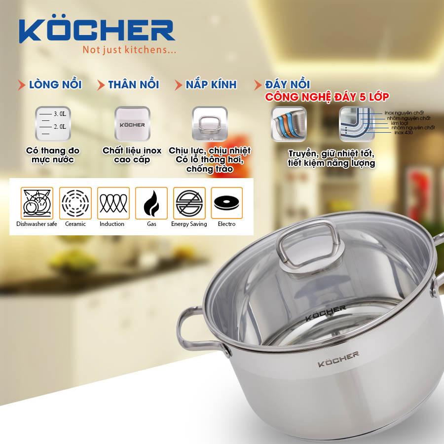 Nồi luộc gà Kocher