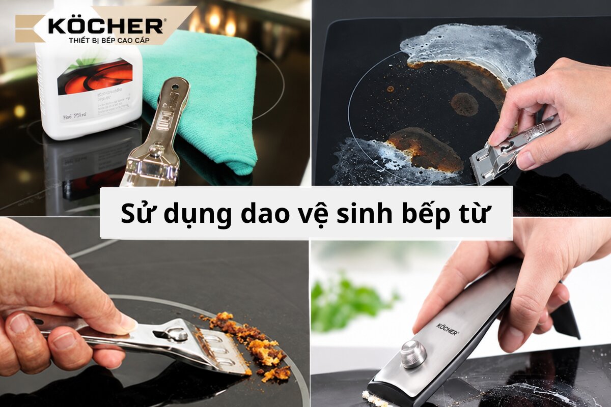 Cách vệ sinh bếp từ Kocher