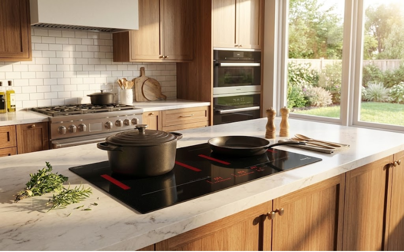 Bếp từ mặt kính nhám X-NANO là giải pháp hoàn hảo dành cho những gia chủ yêu thích sự độc bản và đam mê công nghệ vật liệu mới.