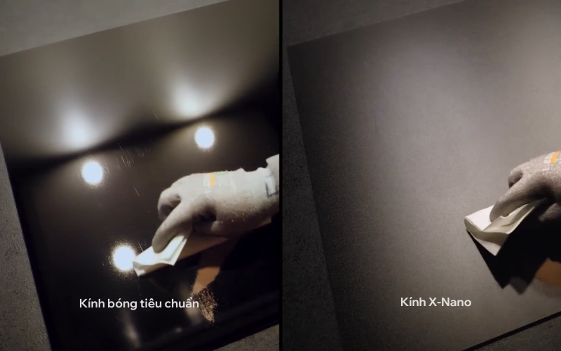 Bề mặt kính nhám với công nghệ X-Nano giúp bếp từ Köcher hạn chế tối đa các vết trầy xước do ma sát với đáy nồi trong quá trình nấu nướng.