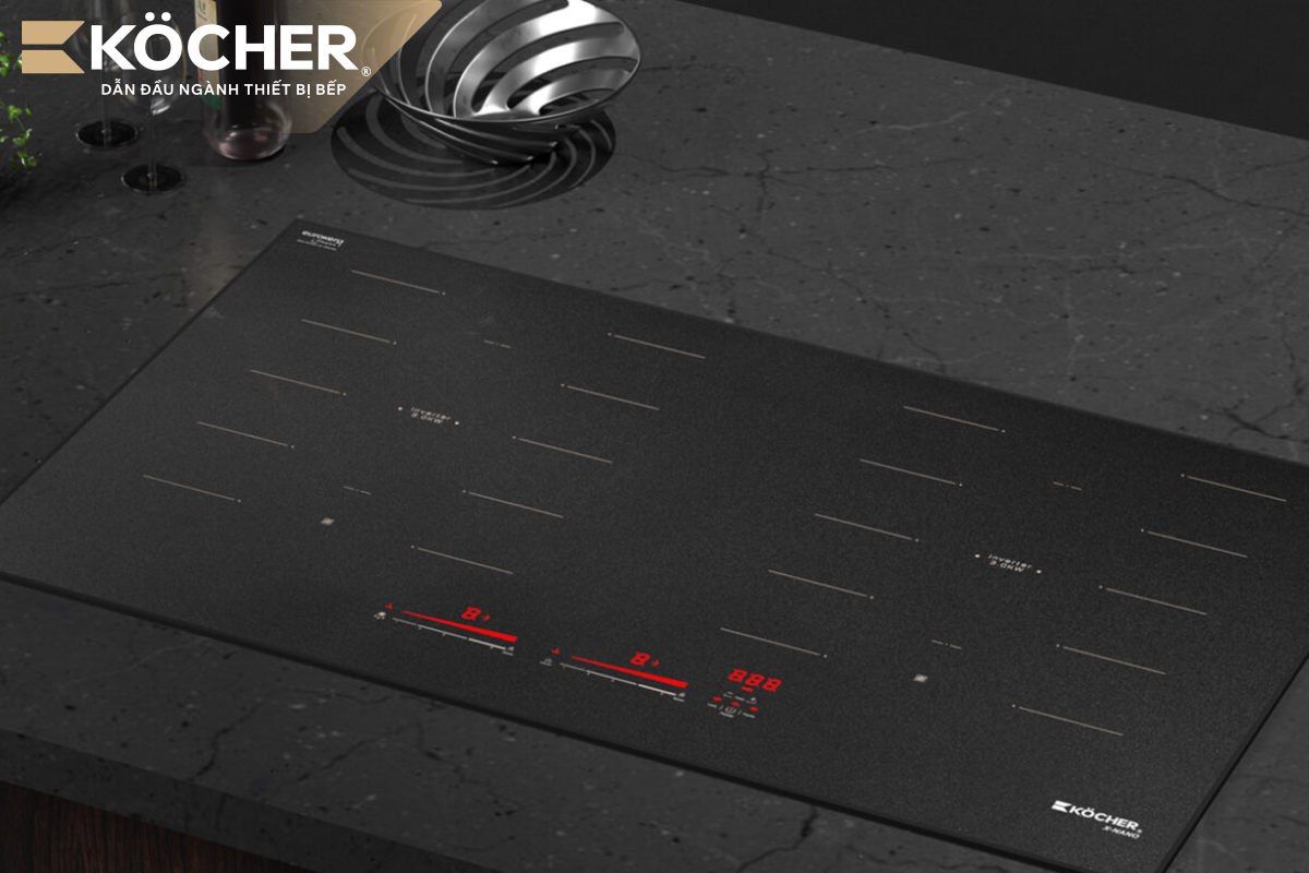 Bếp từ nướng được thực phẩm nhờ sự hỗ trợ của dụng cụ trung gian có khả năng nhiễm từ để chuyển hóa năng lượng thành nhiệt năng.