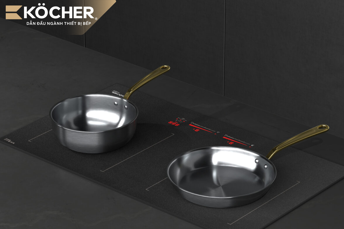Sản phẩm bếp từ chống xước X-Nano 8 Plus và nhiều mã bếp khác của Köcher sử dụng quạt lồng sóc giúp bếp vận hành bền bỉ và êm ái hơn.
