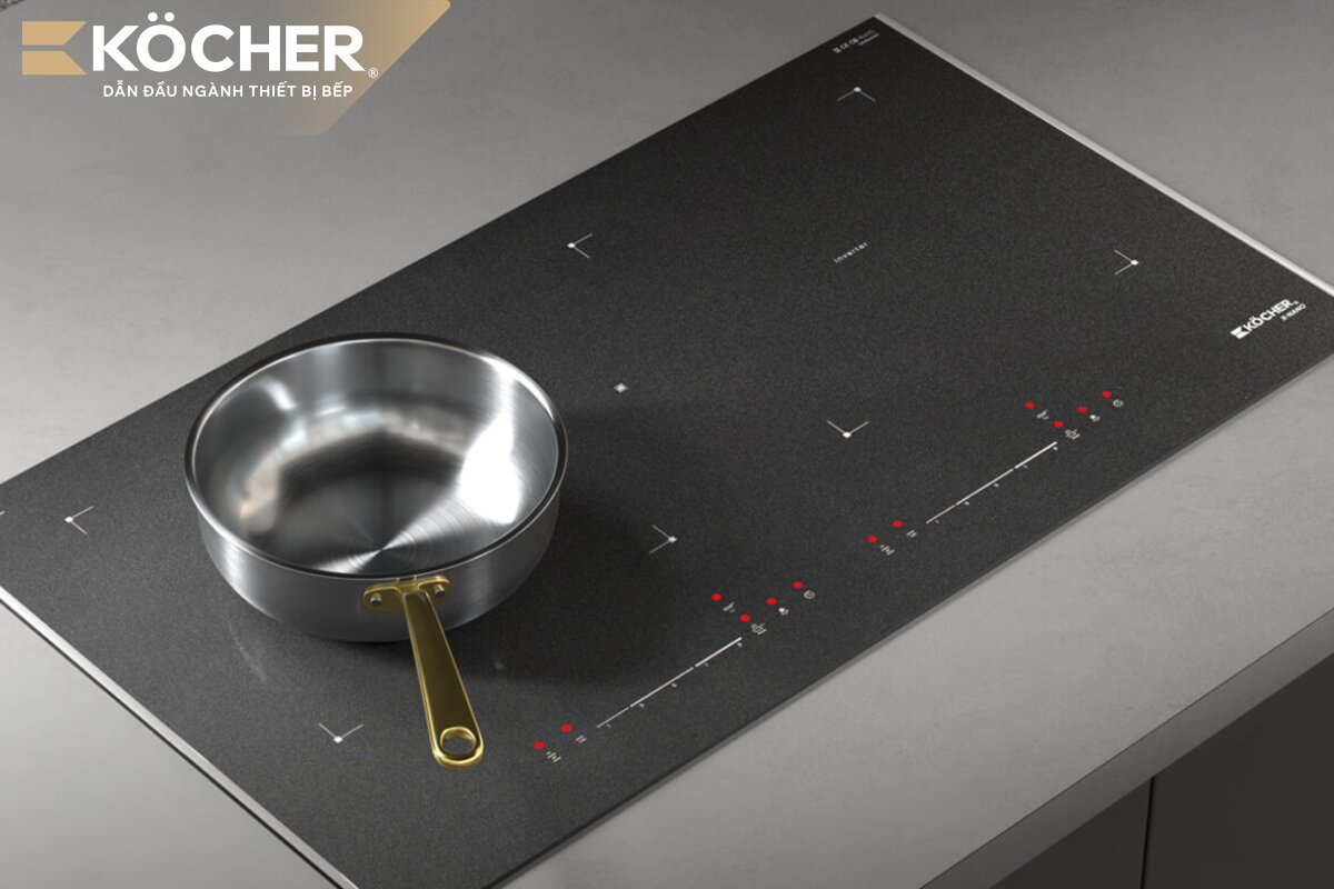 Bếp từ X-Nano 6 nhập khẩu Thái Lan sở hữu mặt kính cấu trúc tinh thể X-Nano độc quyền giúp chống trầy xước gấp 5 lần và chống bám vân tay vượt trội.