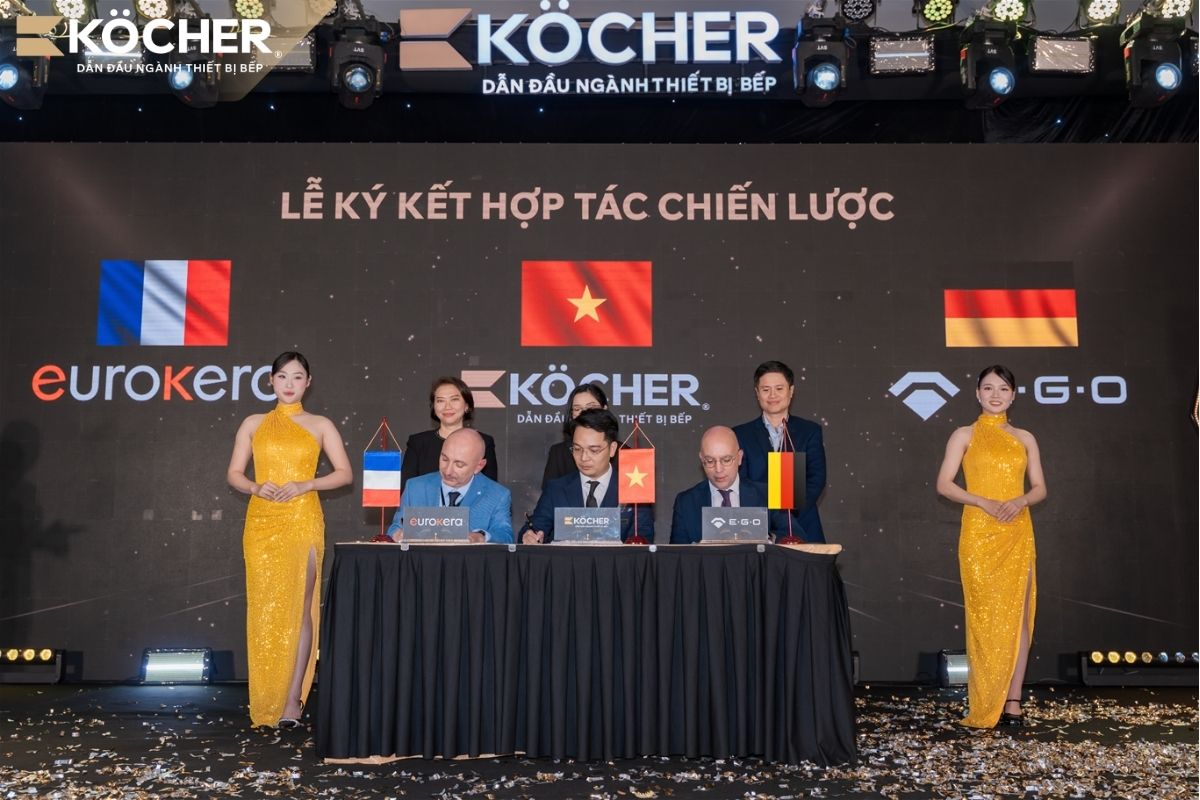 Köcher hợp tác với tập đoàn lớn để mang đến sản phẩm chất lượng chuẩn Châu Âu