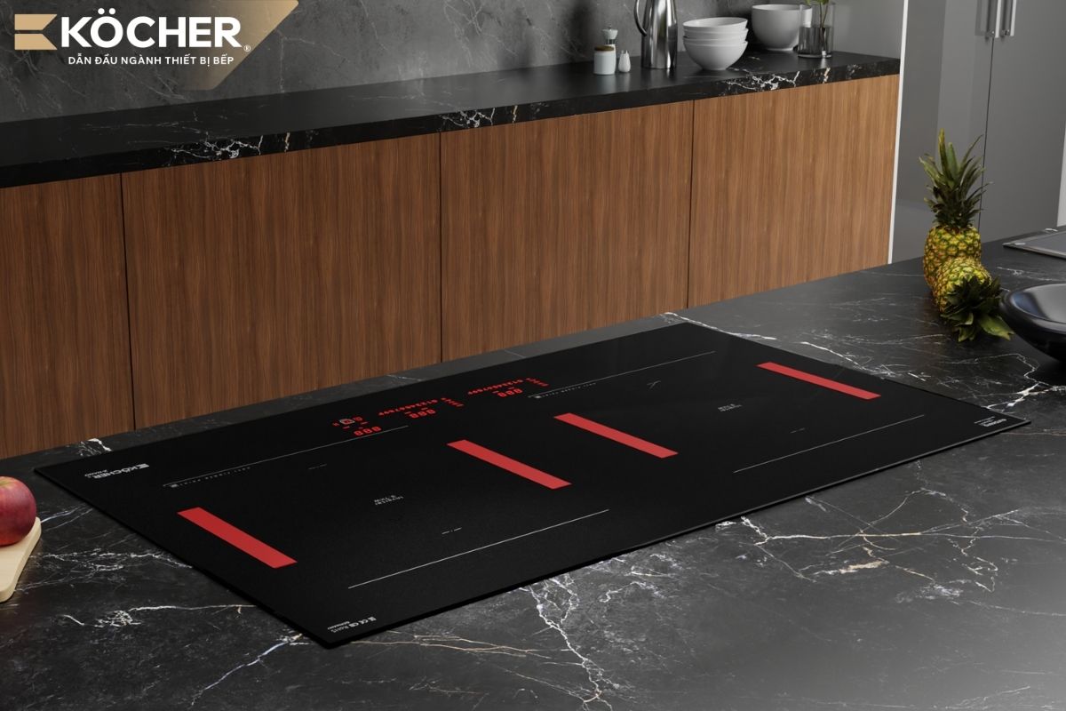 Bếp từ X-NANO 9 có công suất lớn, phù hợp với gia đình đông thành viên