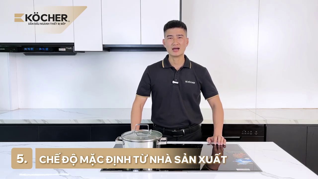 Bếp từ sử dụng lần đầu kích hoạt chế độ khóa