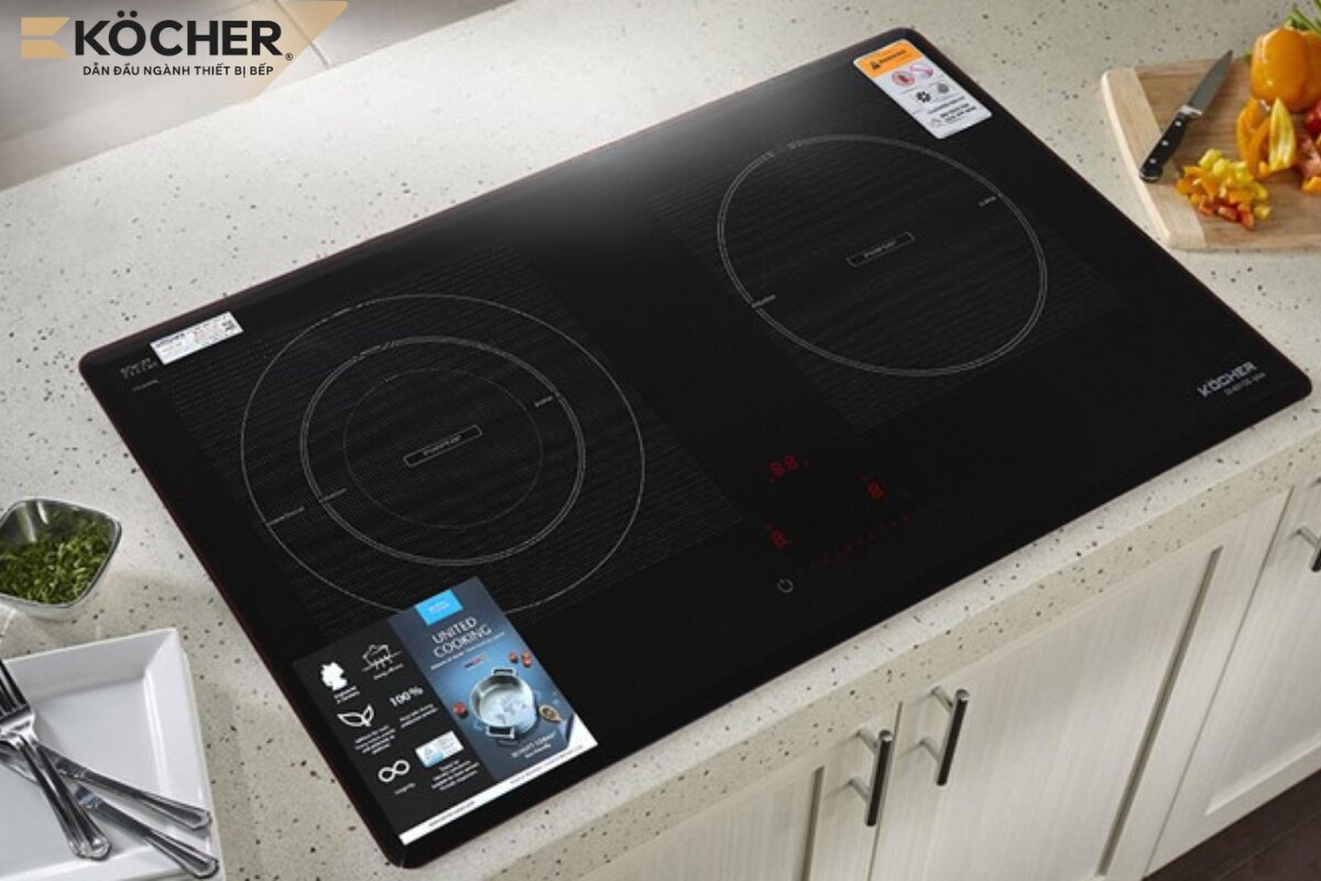 Bếp từ DI-801GE IPLUS có linh kiện nhập khẩu từ Đức