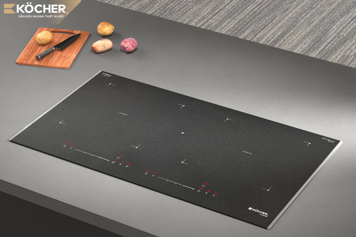 Mẫu bếp X-Nano 6 nhập khẩu Thái Lan với mặt kính chống xước 5 lớp bền bỉ theo thời gian.