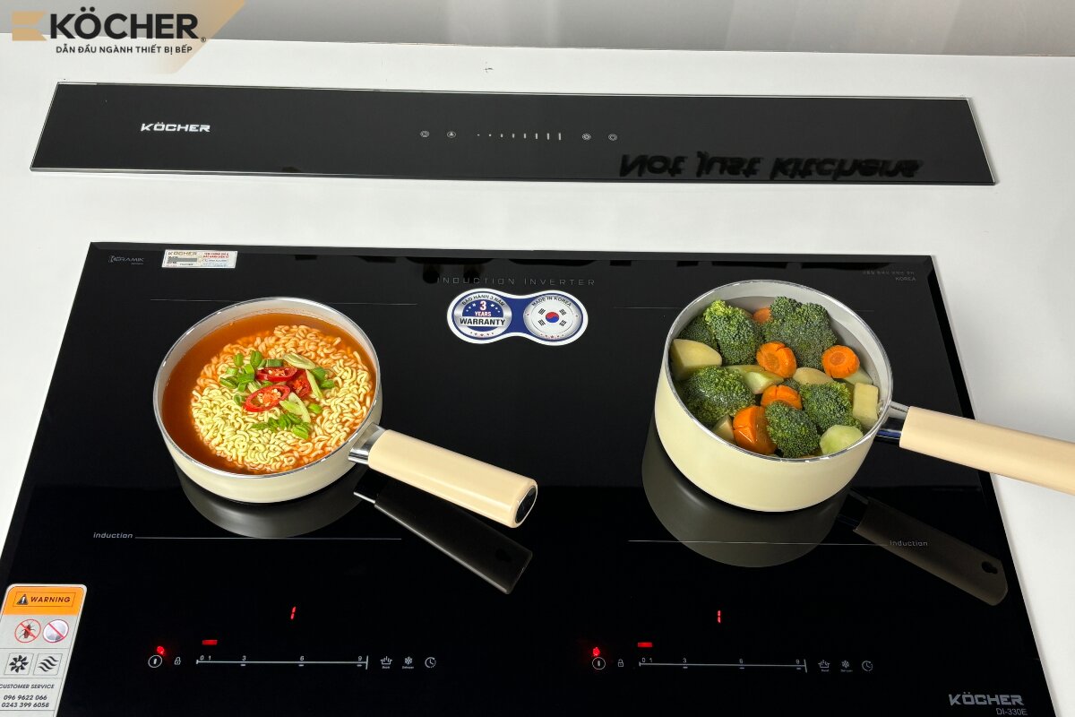 Công nghệ Inverter trên bếp từ có thể giúp tiết kiệm 30% điện năng tiêu thụ.