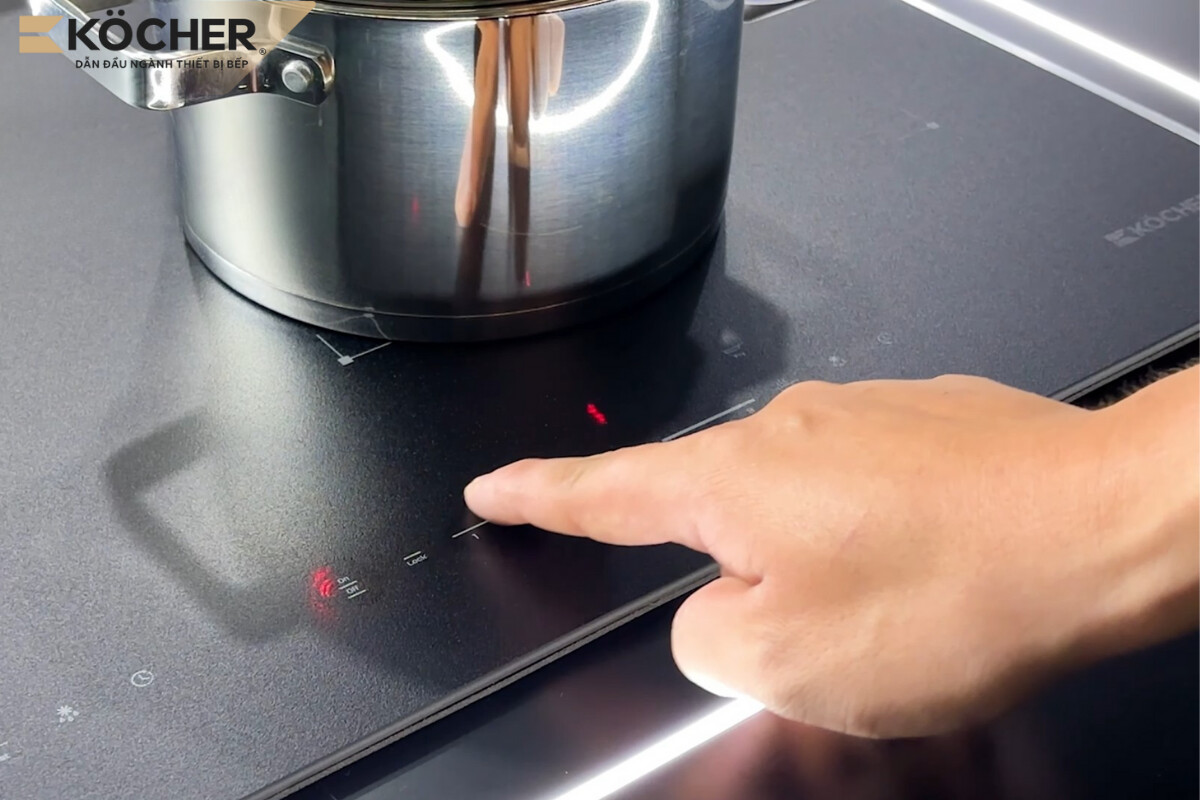 Giảm công suất khi đã sôi để tối ưu quá trình vận hành của bếp