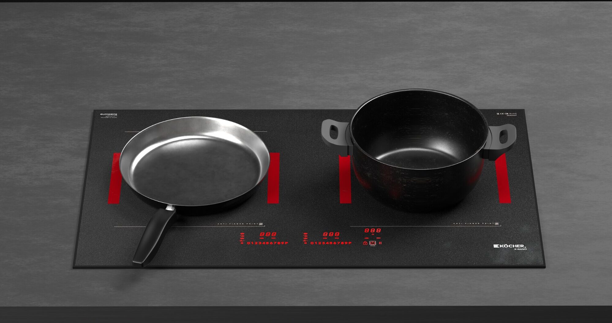 Bếp từ đôi X-NANO 9 nổi tiếng với linh kiện Đức