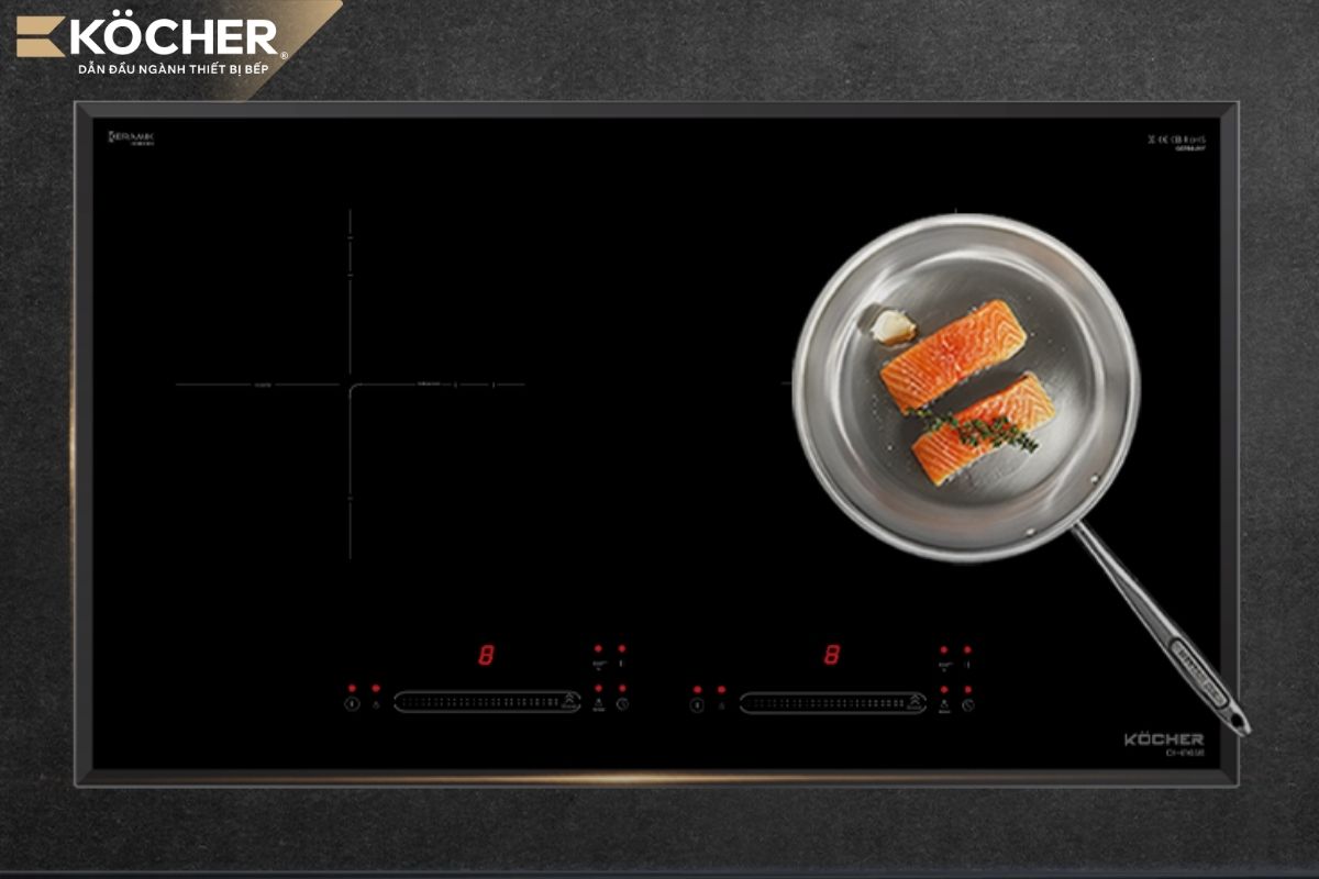 Bếp từ DI-616SE thiết kế sang trọng, chế độ Booster giúp nấu ăn nhanh hơn