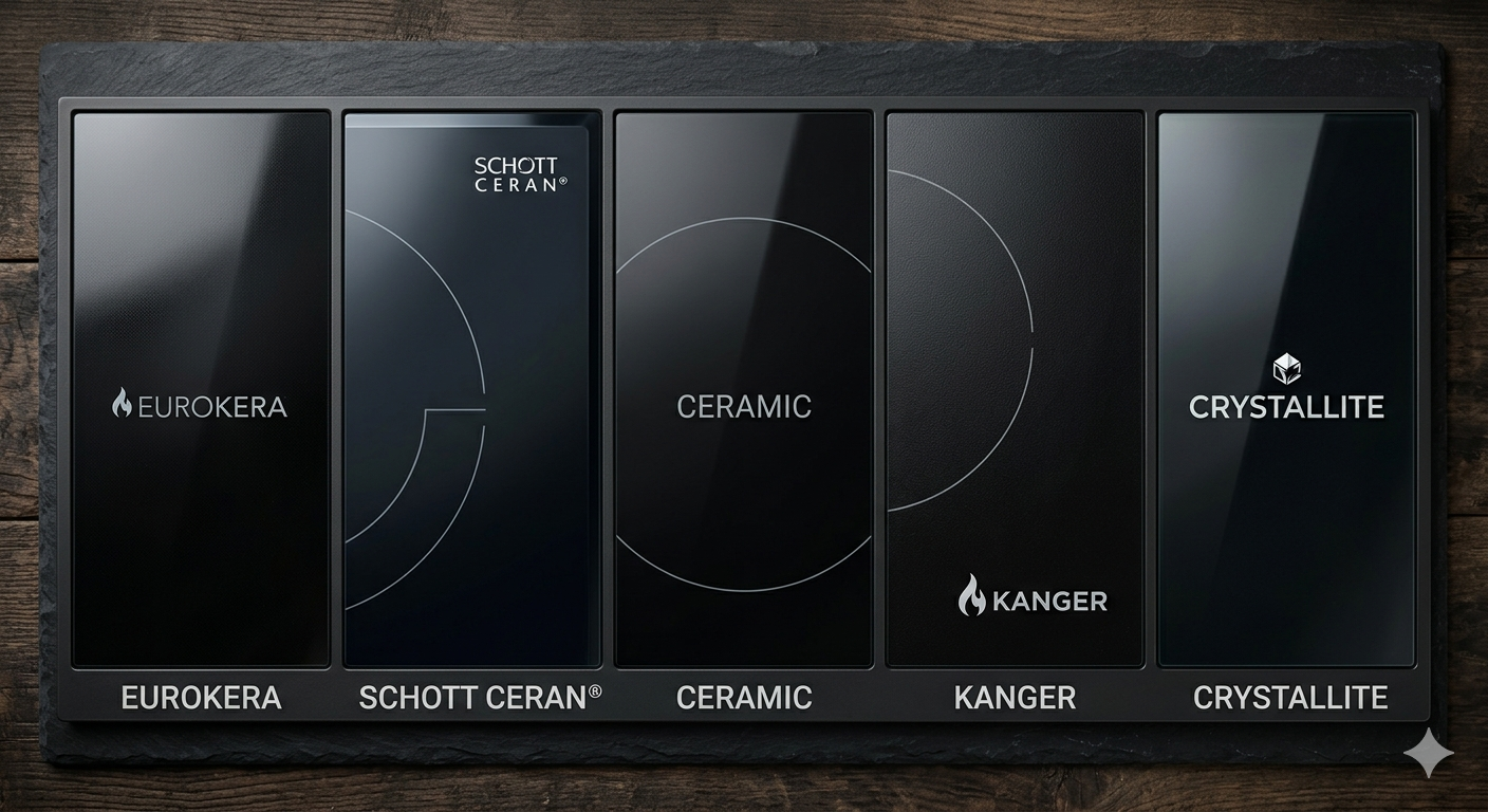 Độ dày 5 loại mặt kính bếp từ