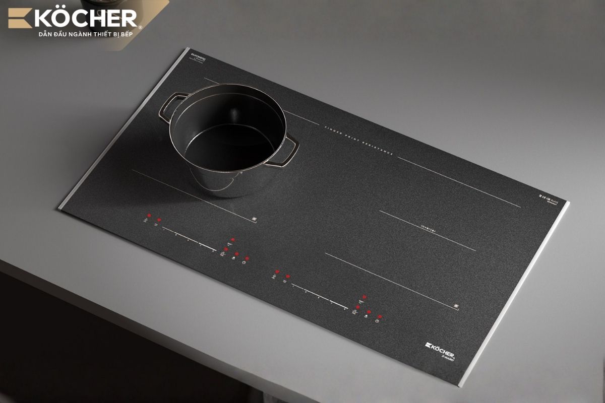 Bếp điện âm phù hợp với gia chủ thích phong cách tối giản, hiện đại và sang trọng