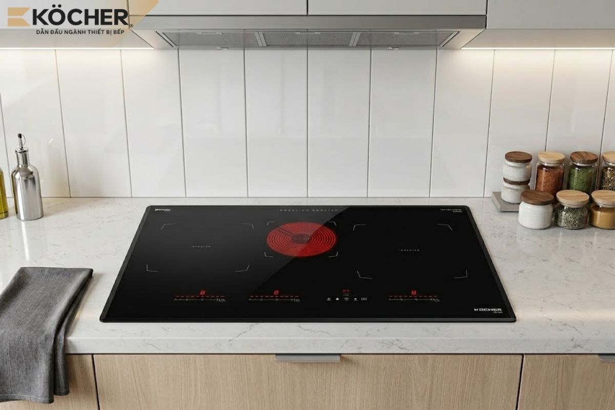 Bếp điện từ hồng ngoại tổng hợp các tính năng của bếp từ và bếp hồng ngoại, mang đến khả năng nấu nướng linh hoạt