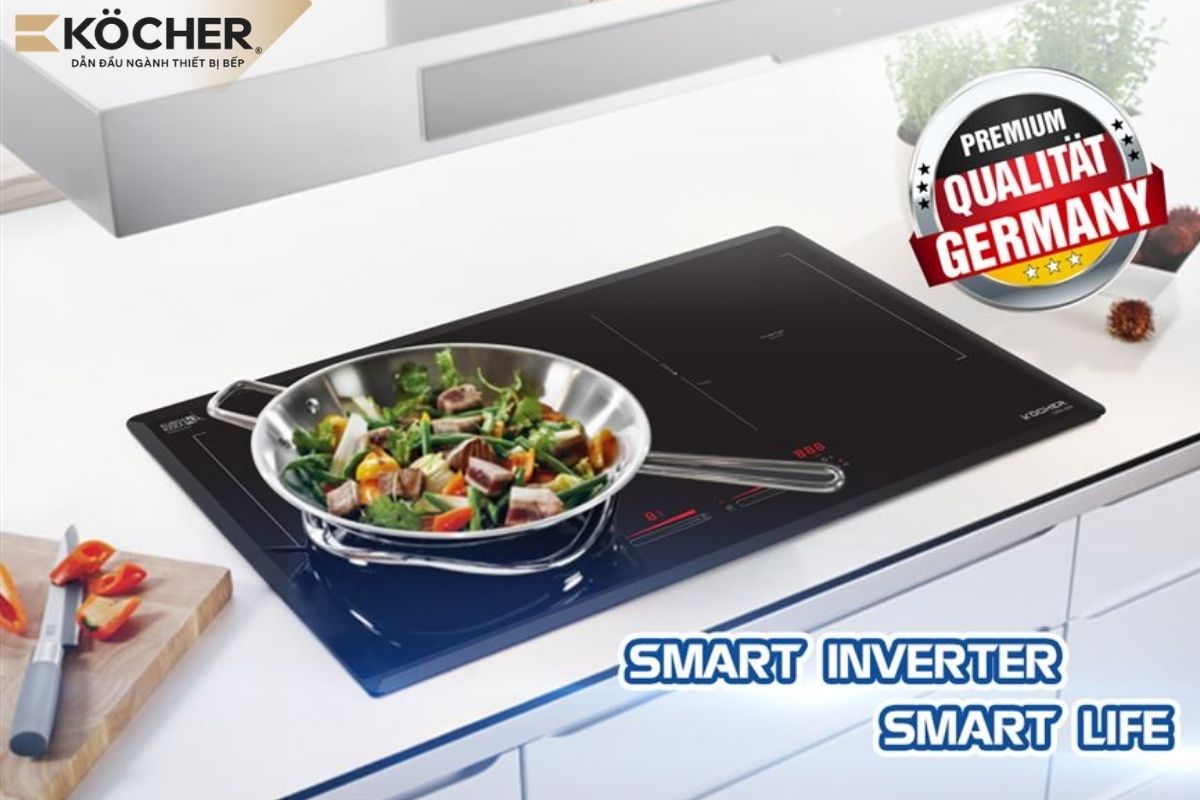 Bếp từ tích hợp tính năng Inverter giúp tiết kiệm năng lượng