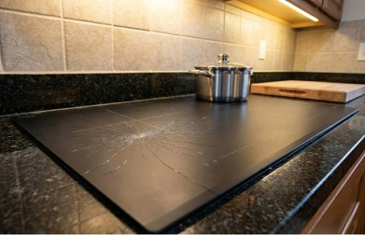 Những vết nứt lớn có thể làm giảm hiệu suất bếp và không an toàn khi sử dụng