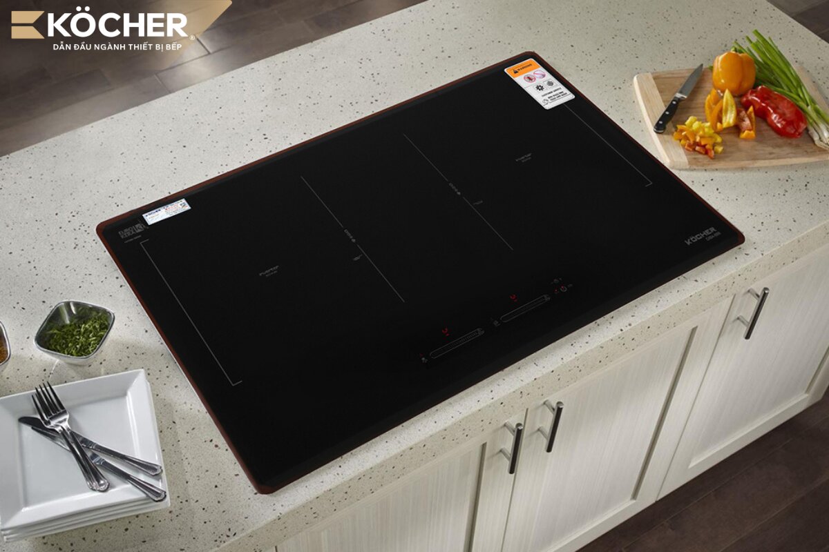 Bếp từ DIB4-888 của Köcher được thiết kế riêng cho khu vực có nguồn điện không ổn định.