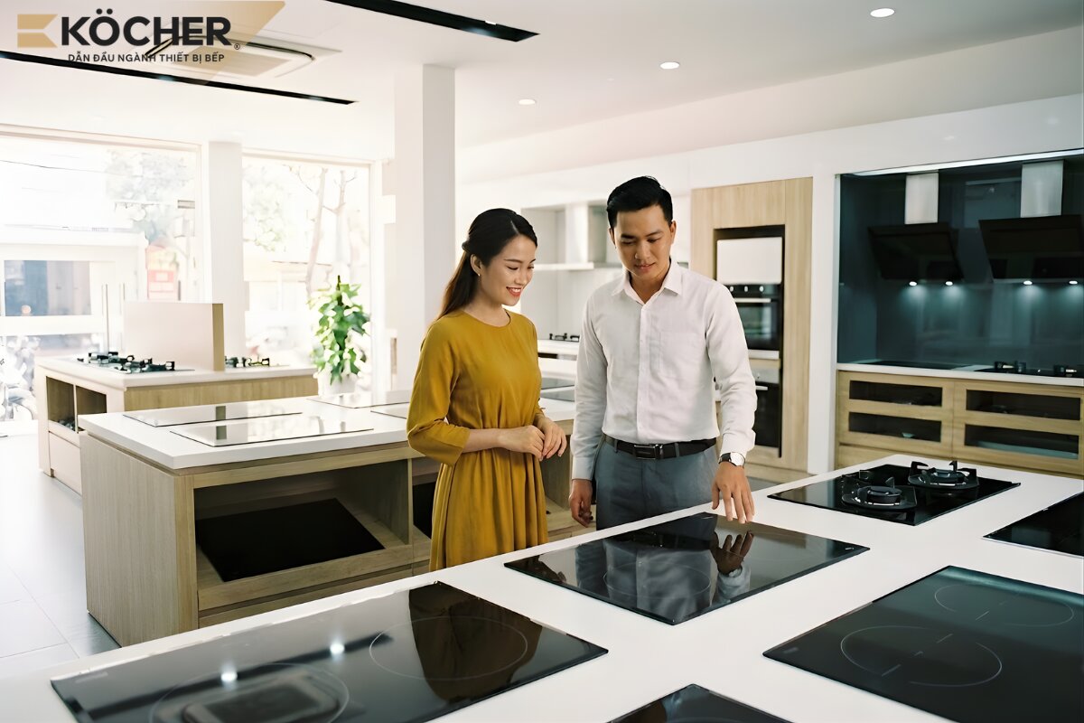 Nên mua bếp từ tại các kênh phân phối uy tín.