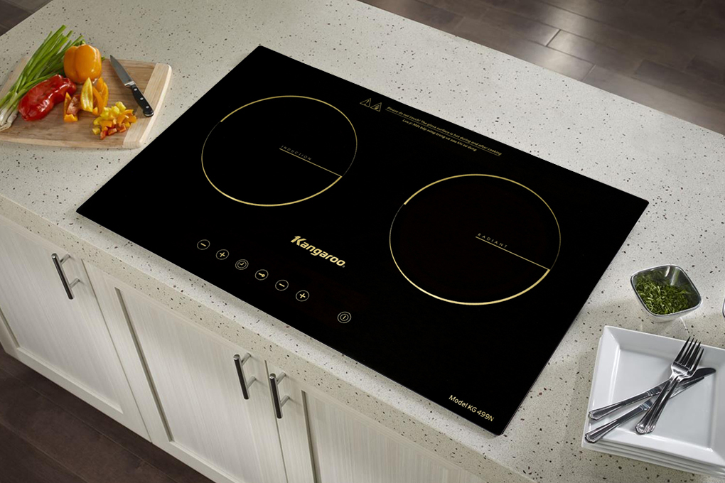 Bếp đôi điện từ hồng ngoại Kangaroo KG499N