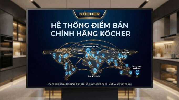 Hệ thống điểm bán chính hãng của Köcher