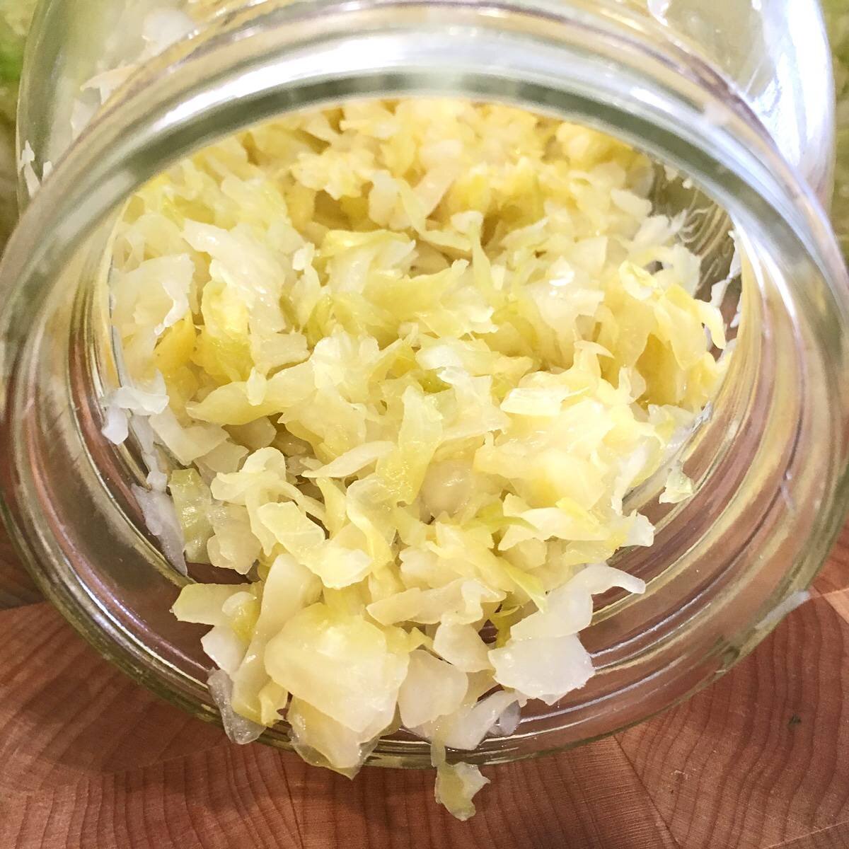 If possible, make your own German-style pickled cabbage. (Source: daringgourmet.com)