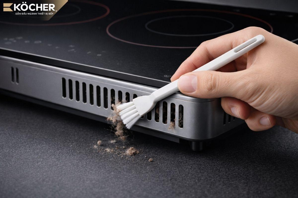 Bụi bẩn tích tụ khiến quạt tản nhiệt có vấn đề.
