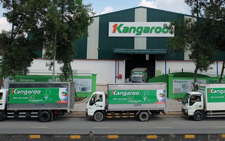Kangaroo – tập đoàn gia dụng với hệ thống phân phối sản phẩm đa dạng. (Nguồn: Internet)