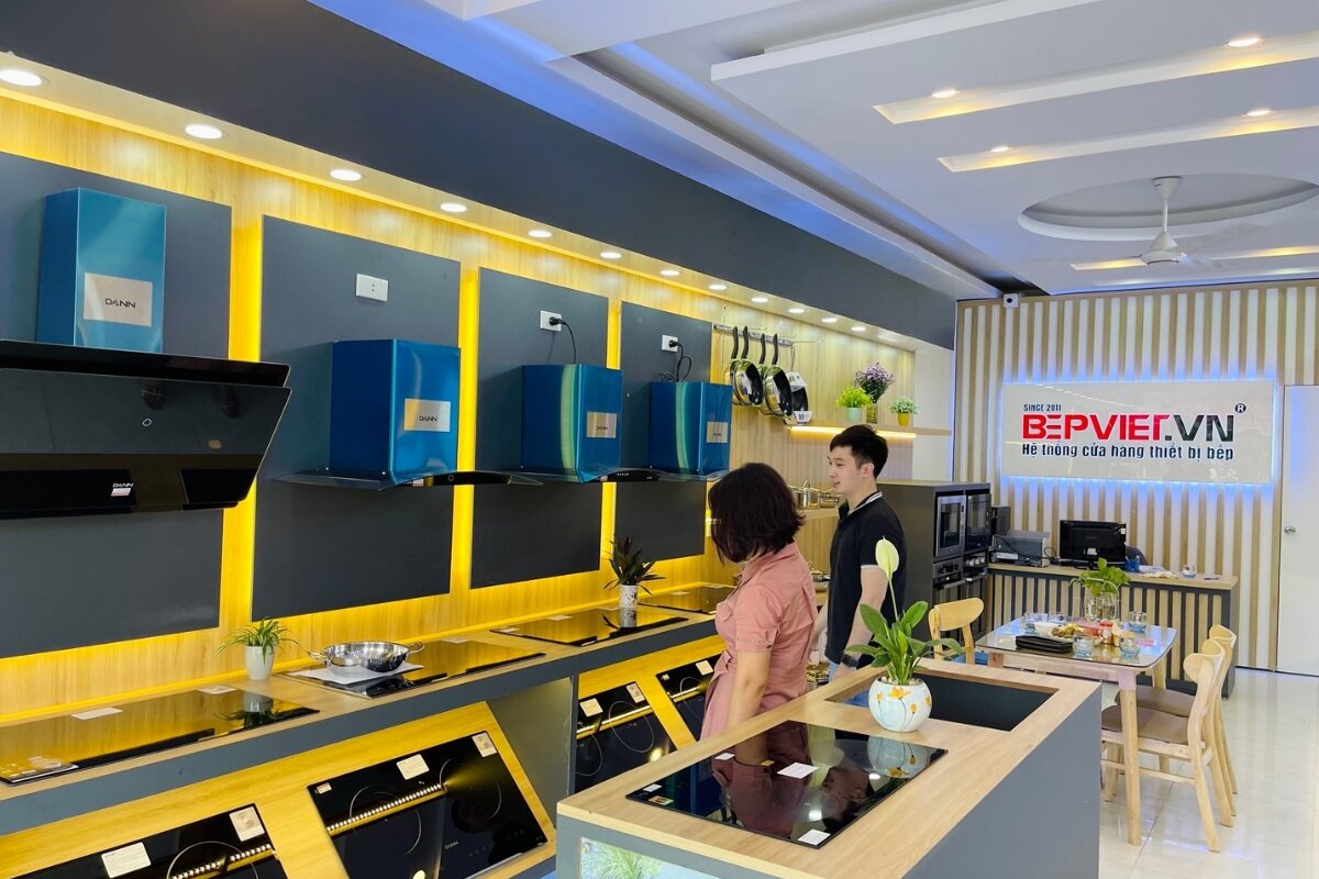 Bếp Việt là chuỗi cửa hàng chuyên cung cấp thiết bị nhà bếp với danh mục sản phẩm đa dạng