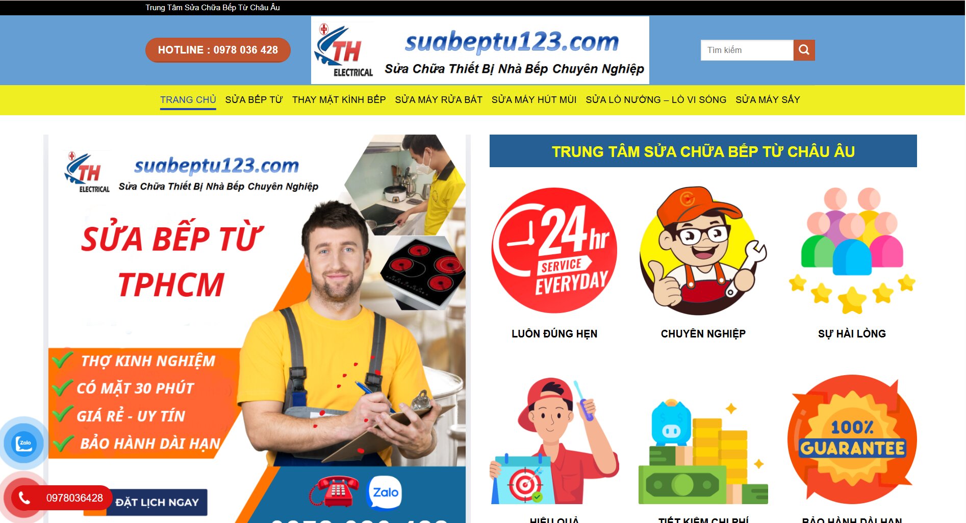 Trung tâm sửa bếp từ Châu Âu