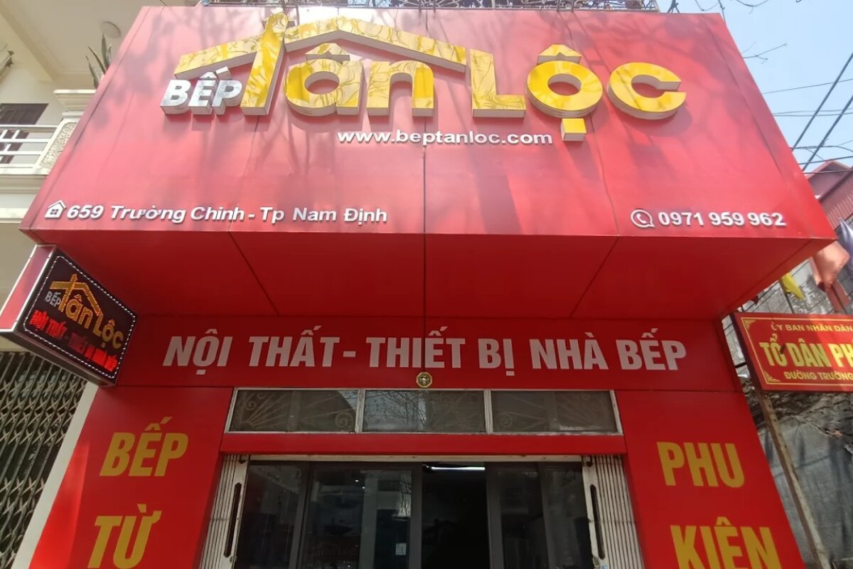 Bếp Tân Lộc tại Nam Định (địa chỉ mới tại 188 Trường Chinh)
