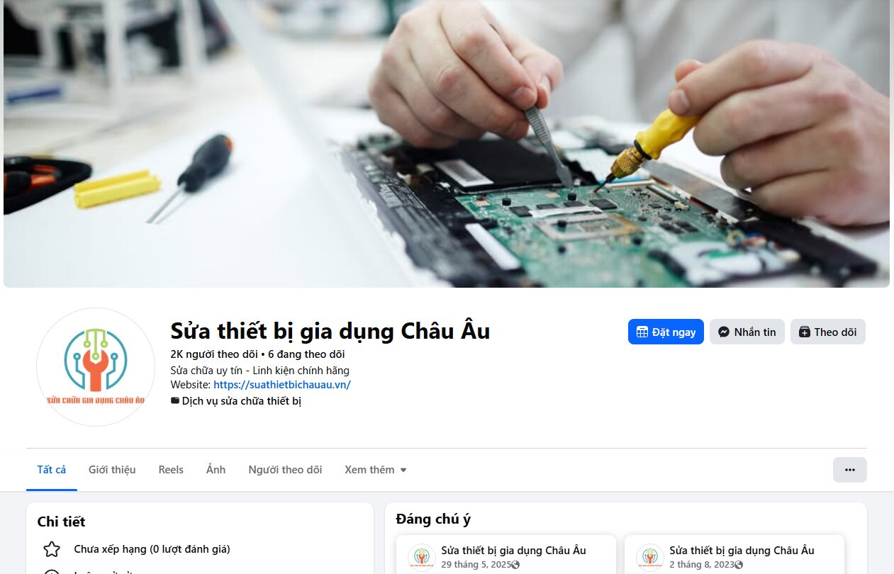 Sửa thiết bị Châu Âu
